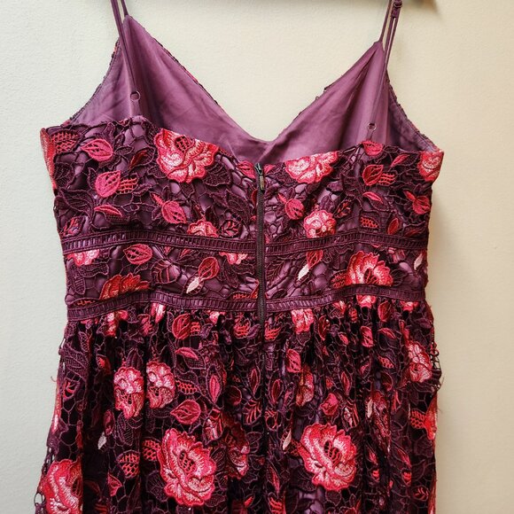 Ever New Pink Floral Lace Midi Dress - Picture 10 of 10